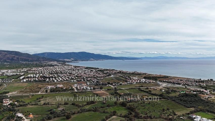 300 M2 Großes Grundstück Mit Meerblick Im Viertel İzmir Seferihisar Atatürk