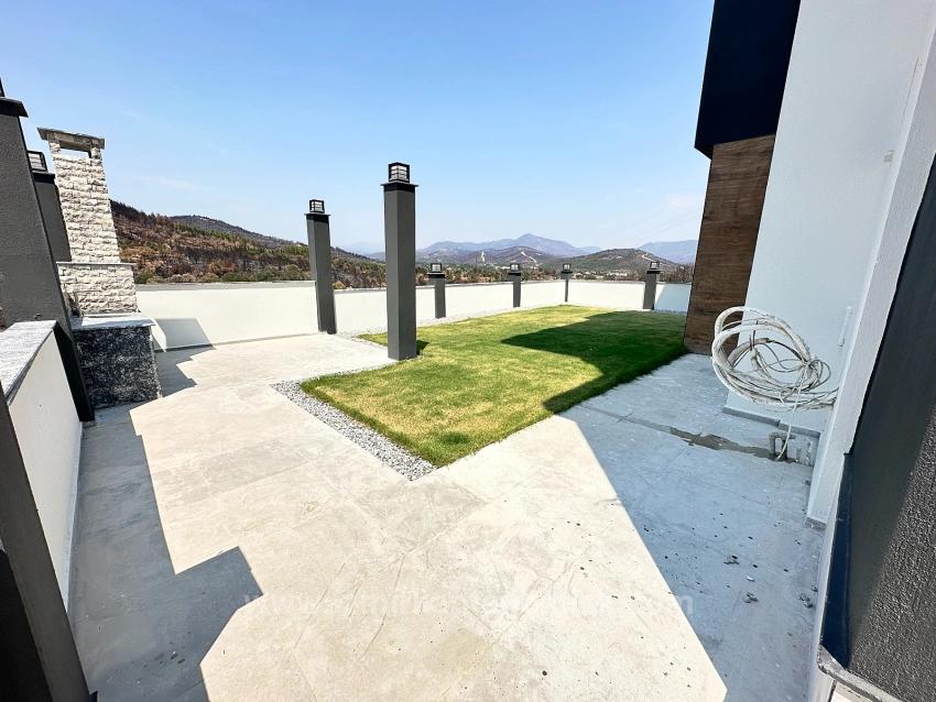 Unabhängige, Hochwertige Neue 4+1-Villa Zum Verkauf Auf 287 M2 In Seferihisar Doğanbey