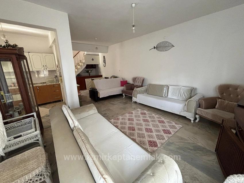 3+1-Zimmer-Villa Mit Garten Zu Vermieten, 50 Meter Vom Strand In Seferihisar Doğanbey