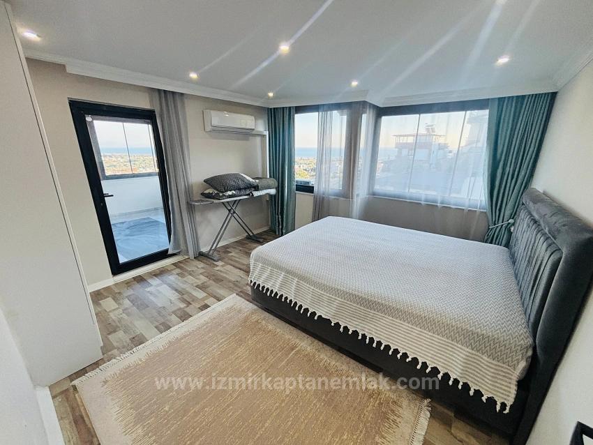 Gelegenheit! Möblierte 4+2-Zimmer-Villa Mit Meerblick Und Pool