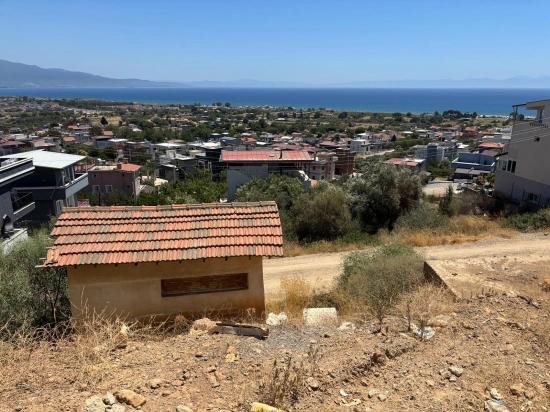 300 M2 Großes Grundstück Mit Meerblick Im Viertel İzmir Seferihisar Atatürk