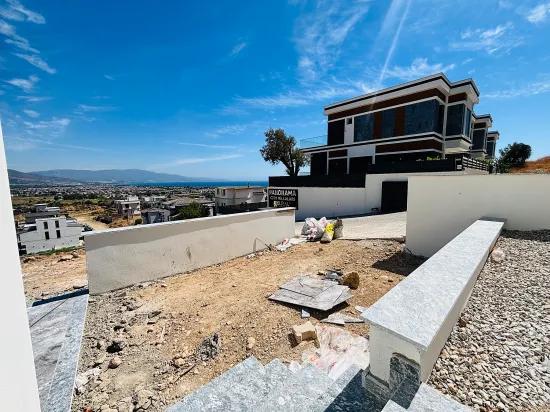 İzmir Seferihisar Im Atatürk-viertel 2+1 Meer mit Aussicht zu verkaufen Villa
