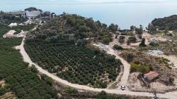 Eckgrundstück Mit Einzelgrundbucheintrag, 9.727 M² Großes Feld Zum Verkauf In Menderes Özdere, 100 M Vom Strand Entfernt