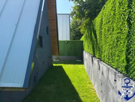 Dreieckiges Bungolov Haus Mit Pool Auf 300 M2 Grundstück In Izmir Menderes Yeniköy
