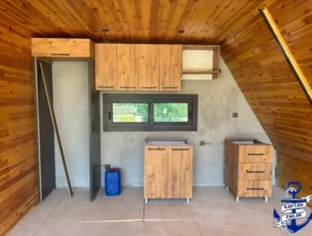 Dreieckiges Bungolov Haus Mit Pool Auf 300 M2 Grundstück In Izmir Menderes Yeniköy