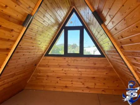 Dreieckiges Bungolov Haus Mit Pool Auf 300 M2 Grundstück In Izmir Menderes Yeniköy