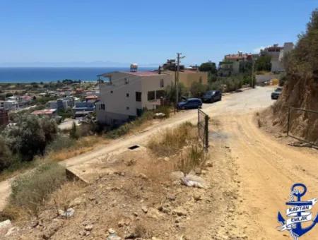 Doğanbeyde Sea City View Semi-Villen Zoniertes Grundstück Zum Verkauf
