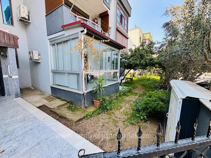 2+1 Ground Floor Apartment With Glass Balcony In A Central Location In Bengiler, Seferihisar, Izmir