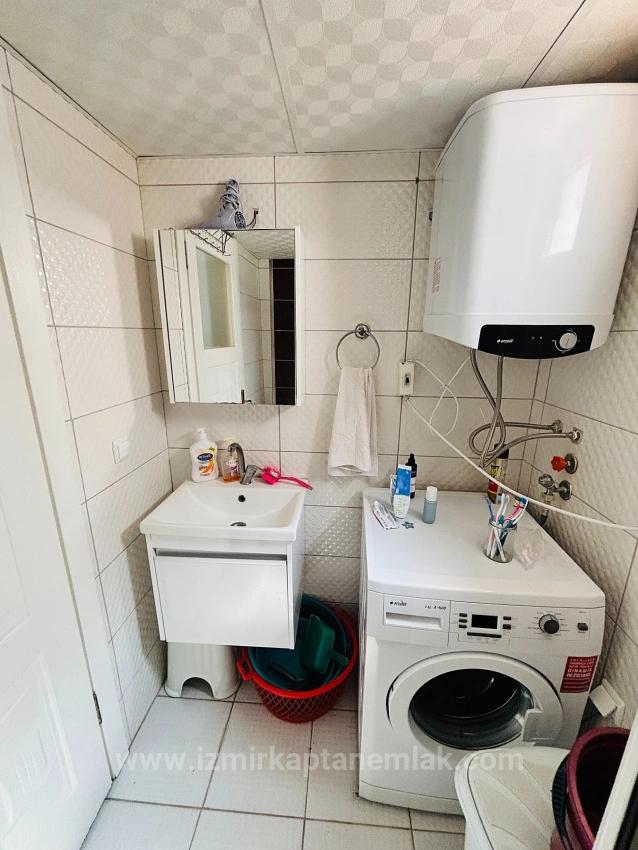 2+1 Ground Floor Apartment With Glass Balcony In A Central Location In Bengiler, Seferihisar, Izmir