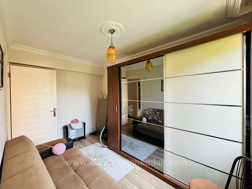 2+1 Ground Floor Apartment With Glass Balcony In A Central Location In Bengiler, Seferihisar, Izmir