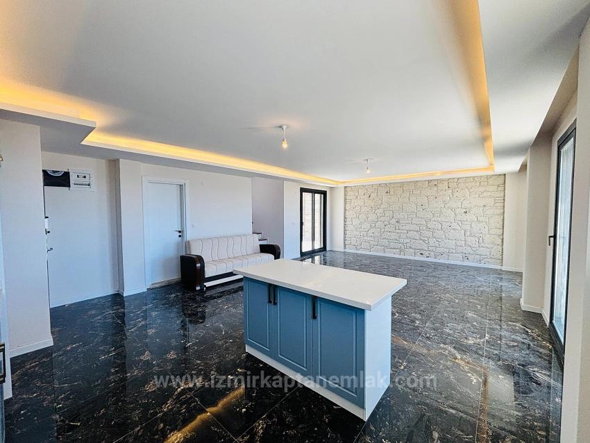 Sea View, 5+1 Detached Triplex Summer Villa With Pool In Akarca, Seferihisar, İzmir