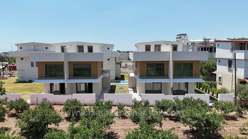 İzmir Seferihisar Mersinalanı Neighbourhood In A Poolside Complex 10 Units Of 3+1 For Sale Villas