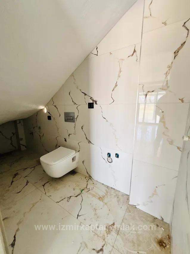 İzmir Seferihisar Republic Neighbourhood’s Spacious Garden 3+1 For Sale Semi-Detached Villa