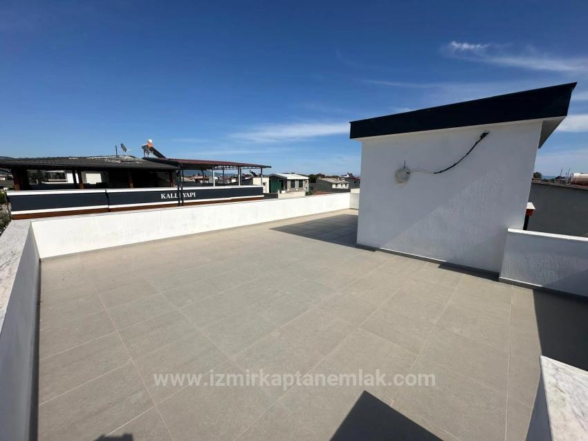 300M2 Independent Detached Brand New 3+1 Villa For Sale In İzmir Seferihisar Doğanbey