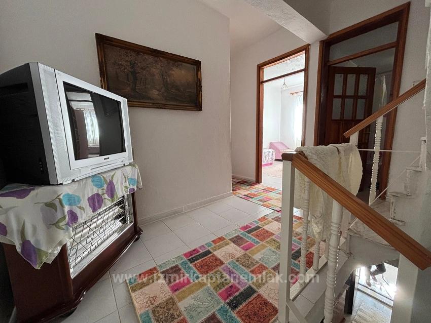 3+1 Villa For Rent With Garden, 50 Meters From The Beach In Seferihisar Doğanbey