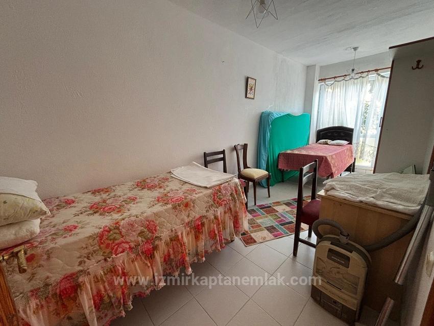 3+1 Villa For Rent With Garden, 50 Meters From The Beach In Seferihisar Doğanbey