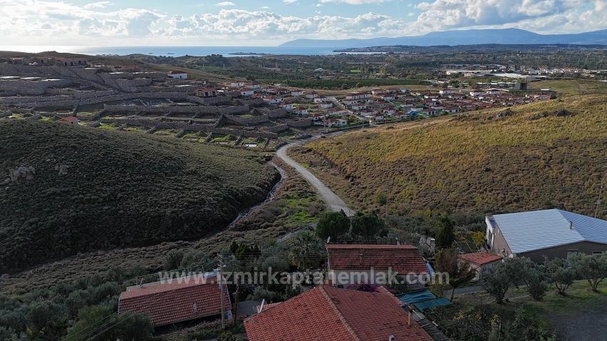 2+1 Detached Triplex Villa With Sea View In Tepecik Neighborhood, Seferihisar, Izmir