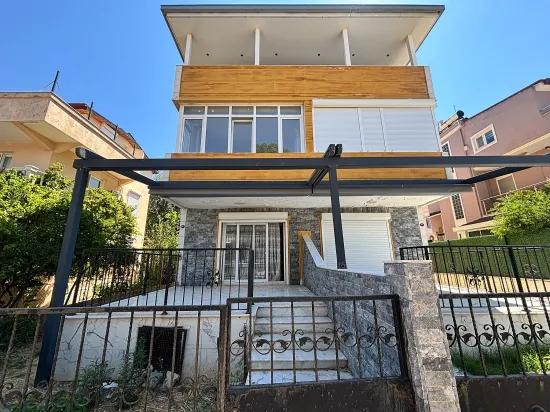 İzmir Seferihisar Bengiler neighbourhood In the spacious garden to the sea 20m 3+1 rental villa