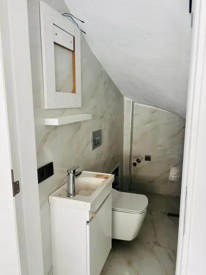 İzmir Seferihisar Tepecik Neighbourhood has a sea view 3+1 for sale Twin villa