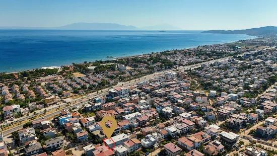 Villa 3+1 with garden, 400m to the sea, for sale In İzmir Seferihisar Payamlı Neighbourhood
