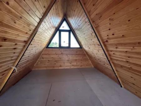 Triangular Bungolov House With Pool In 300 M2 Plot In Izmir Menderes Yeniköy