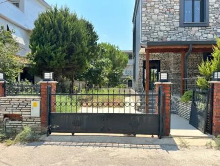 3 1 Villa For Sale With Garden 500M To The Beach In Doğanbey Center