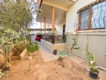 2 1 Apartment For Sale In Ürkmez Center With Closed Garage And Garden
