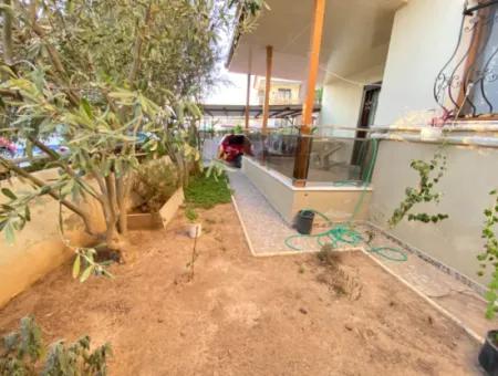 2 1 Apartment For Sale In Ürkmez Center With Closed Garage And Garden