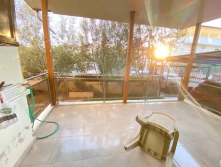 2 1 Apartment For Sale In Ürkmez Center With Closed Garage And Garden
