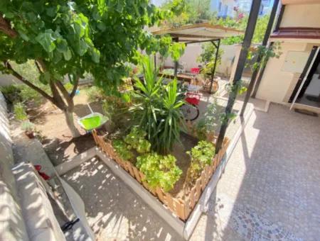 2 1 Apartment For Sale In Ürkmez Center With Closed Garage And Garden