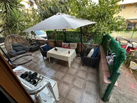 300M To The Beach With Garden In Ürkmez 2 1 Apartment For Sale