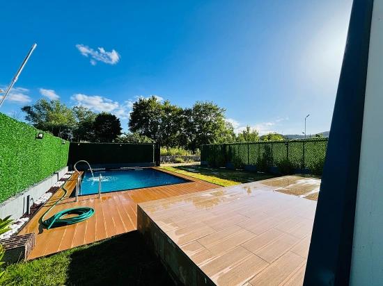 Современное Бунгало С Бассейном В Измире, Район Мендерес Йеникёй