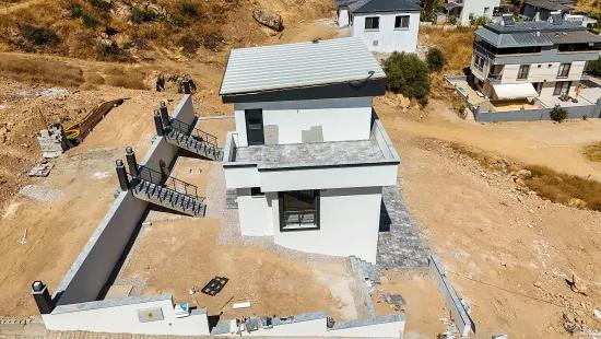 İzmir Seferihisar, Atatürk Mahallesi, 2+1 с видом на море, продается вилла