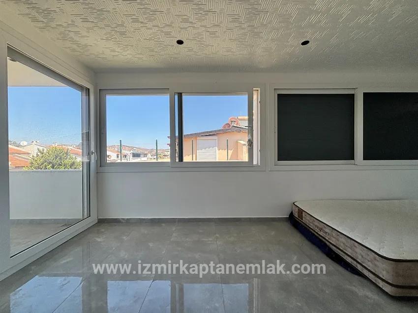 İzmir Seferihisar Bengiler Mahallesi’nde geniş bahçeli denize 20m 3+1 kiralık villa