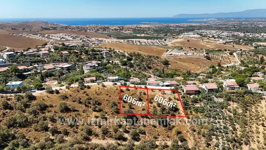 Seferihisar Tepecik Mah. Satılık Arsa - Villa İmar Durumlu - 606 m²