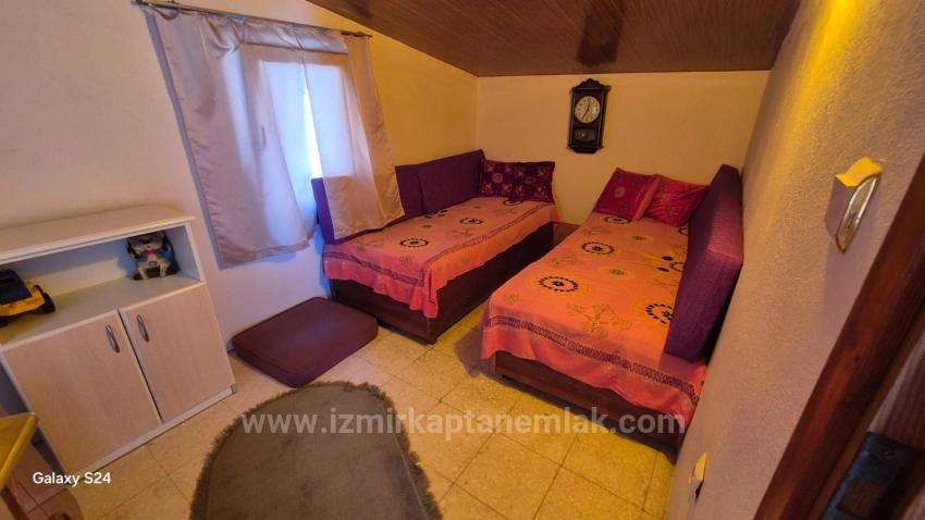 Seferihisar Doğanbey Havacılar Sahilinde Bahçeli 4+1 Kiralık Villa