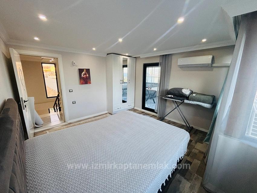 Fırsat!!! Deniz Manzaralı Eşyalı Havuzlu 4+2 Villa