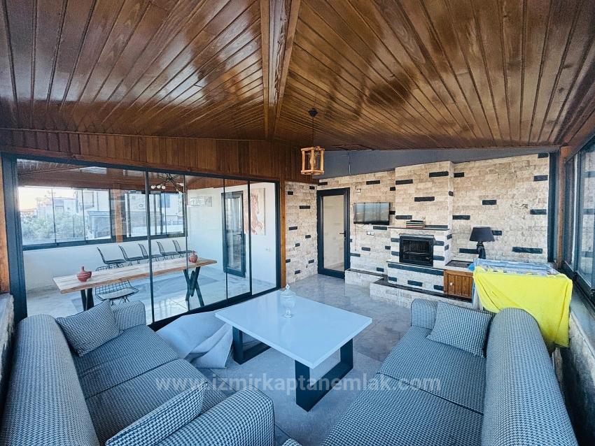 Fırsat!!! Deniz Manzaralı Eşyalı Havuzlu 4+2 Villa