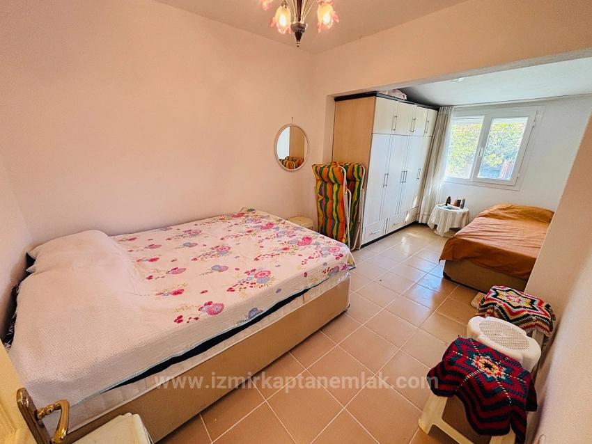 İzmir Seferihisar Cumhuriyet'de Site İçerisinde Denize 200M 2+1 Müstakil Villa