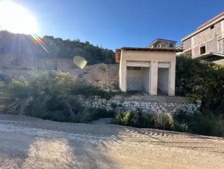 İzmir Seferihisar Doğanbeyde Komple Deniz Ve Doğa Manzaralı İkiz Villalık Arsa